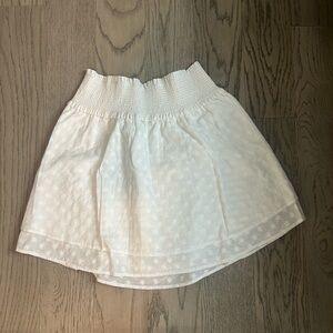 Elegant White Women's Skirt
